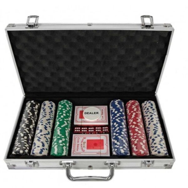 300 Piece Pro Poker Set 11.5g Chips in Aluminium Carry Case