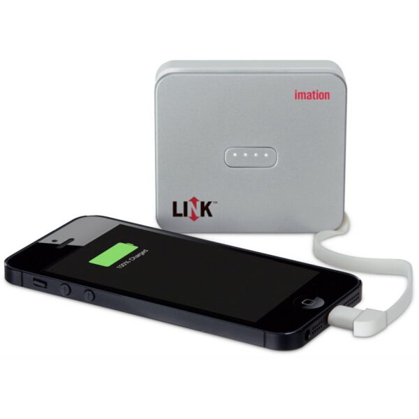 Imation Link Power Drive 3000mAh Power Bank + 32GB Memory For iPhone & iPad