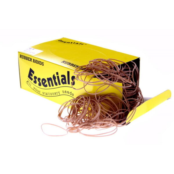 Whitecroft Essentials No.38, 3x150mm Natural Rubber Bands [Box of 454g]