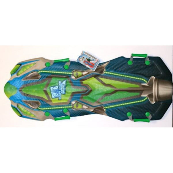 Body Glove Snow M7 1.4m Snow Sled With Parabolic Rails - Blue Glow - Ages 6+