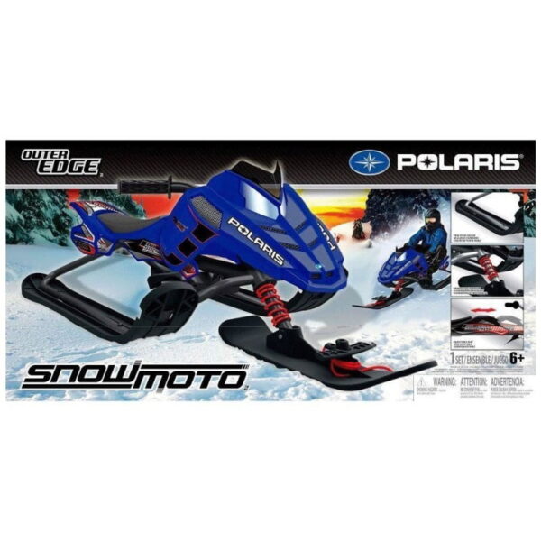 Polaris Snow Moto Outer Edge Snow Sled Snowmobile Ski Winter Sport Kids