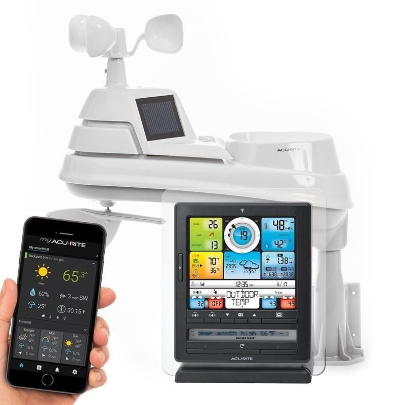 AcuRite 00589 Stazione Meteo Pro Colore: Vento, Temperatura E Umidità Dal Tuo Giardino - 5