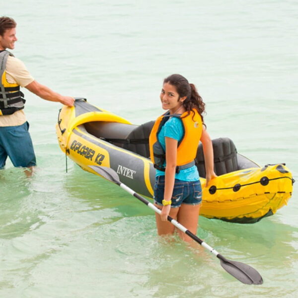 Intex Explorer K2 Inflatable Kayak - 2 Person, Includes Paddles