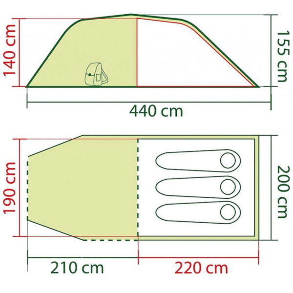 Coleman Coastline 3+ Tent