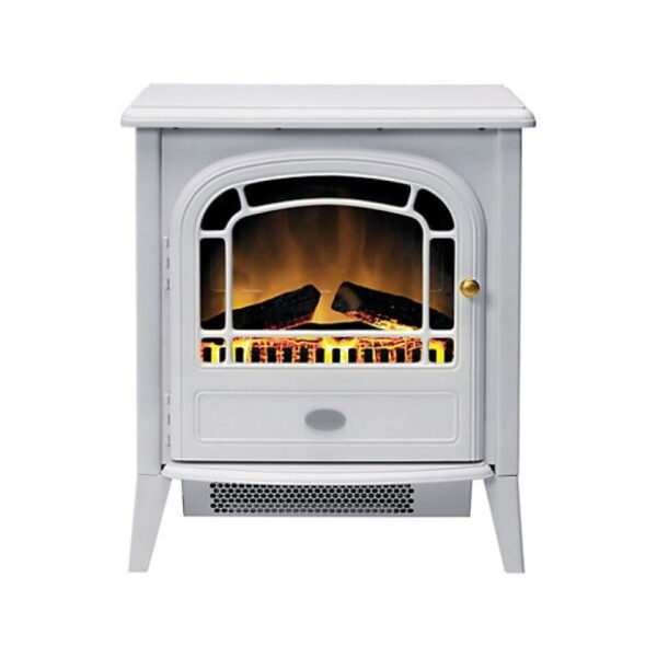 Dimplex Courchevel CVL20N Log Effect Electric Stove With Remote Control - White