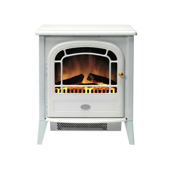 Dimplex Courchevel CVL20N Log Effect Electric Stove With Remote Control - White