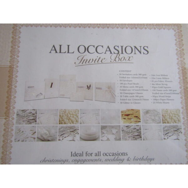 All Occasions Invite Box