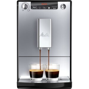 Melitta E950-103 Caffeo Solo Fully Automatic Bean-To-Cup with Pre-Brew Function - Silver and Black