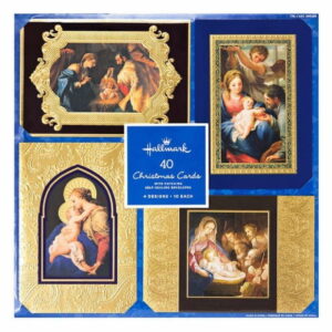 Hallmark 40 Deluxe Christmas Cards With Matching Envelopes