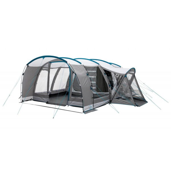 Easy Camp Palmdale 600A 6 Person Tunnel tent With Awning - Silver/Grey - RRP £479.00