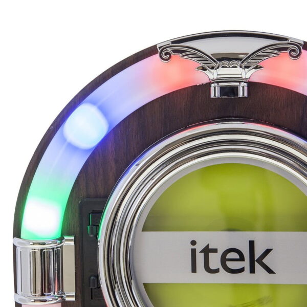 ITEK Bluetooth CD Jukebox I60018CD Wireless Hi-Fi System - Wood Finish