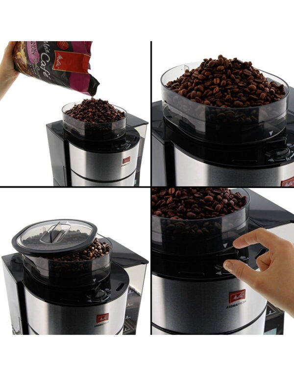 Melitta Aroma Fresh Filter Coffee Machine with Integrated Grinder