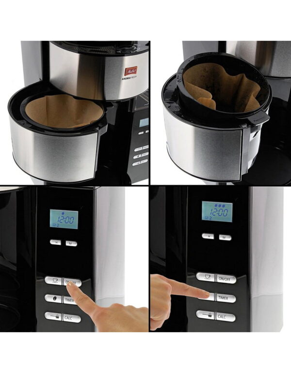 Melitta Aroma Fresh Filter Coffee Machine with Integrated Grinder