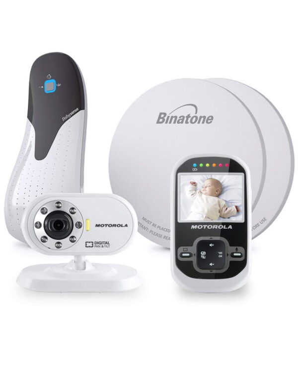 Motorola MBP26 Digital Video Monitor Babysense Bundle - White/Black