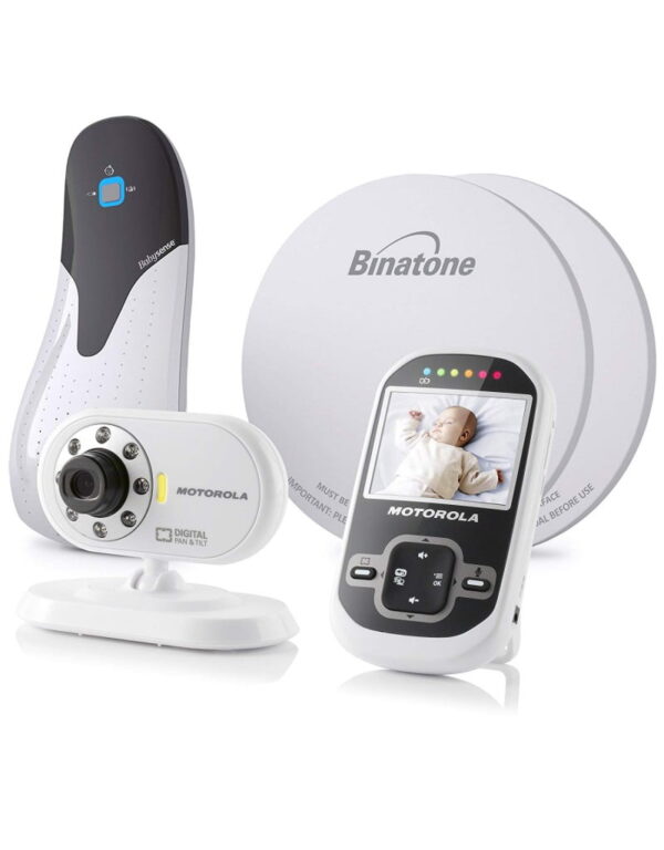 Motorola MBP26 Digital Video Monitor Babysense Bundle - White/Black