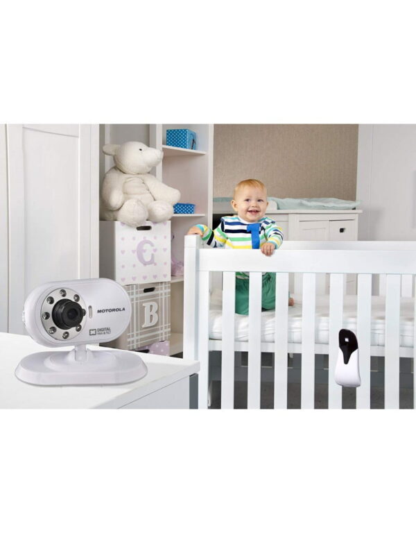 Motorola MBP26 Digital Video Monitor Babysense Bundle - White/Black