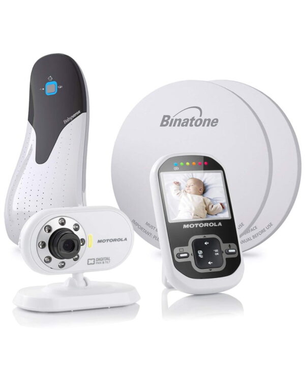 Motorola MBP26 Digital Video Monitor Babysense Bundle - White/Black