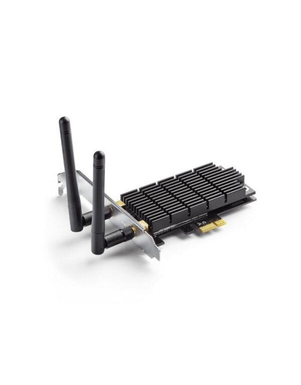 TP-LINK T6E AC1300 Archer Dual Band Wireless PCI Express Adapter with Two Antennas