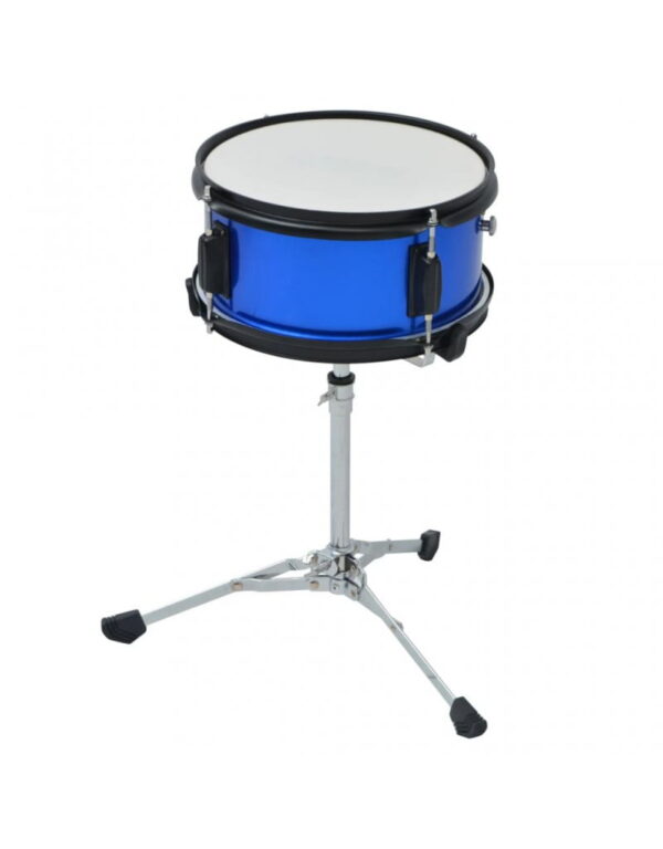 Complete Drum Kit Powder-coated Steel Blue Junior