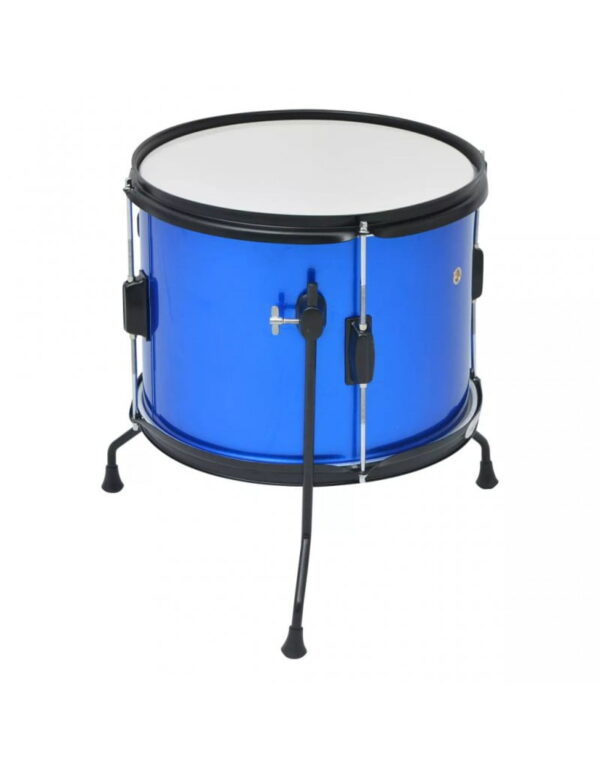 Complete Drum Kit Powder-coated Steel Blue Junior