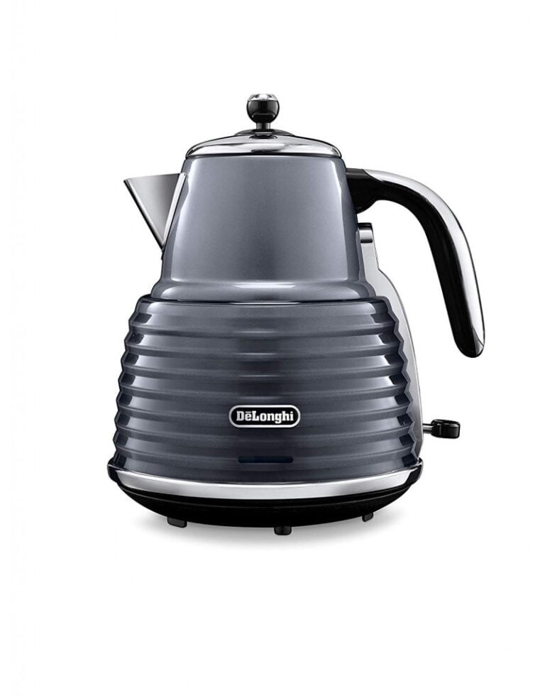 DeLonghi Scultura KBZ3001GY Electric Kettle Grey ThatOne.UK