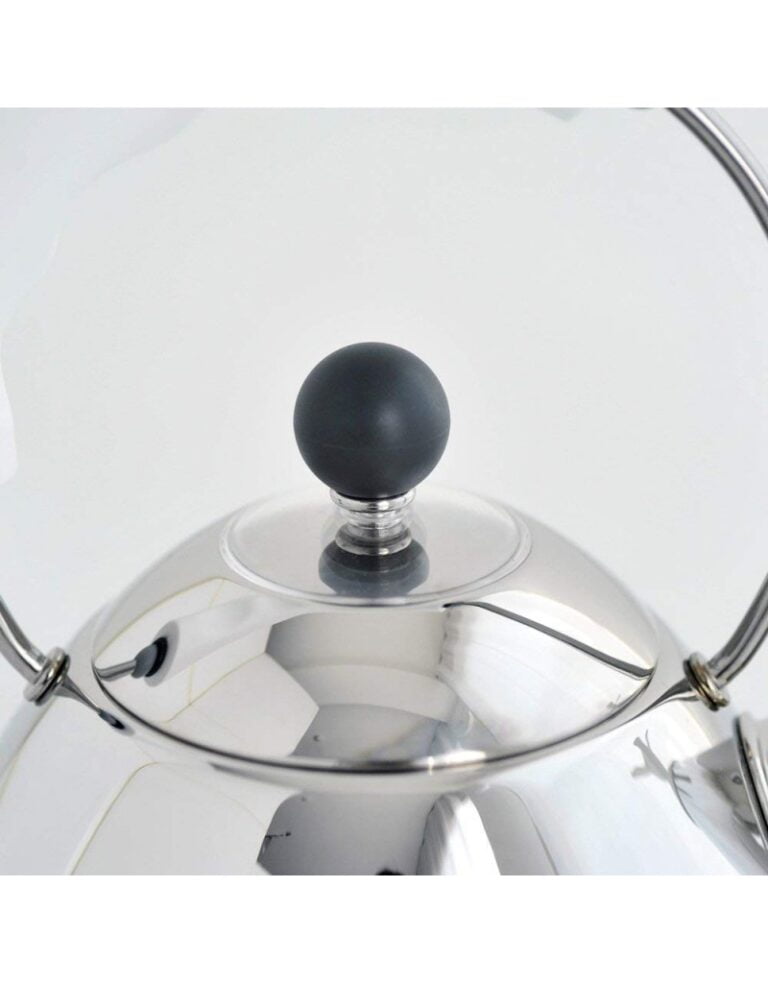Alessi 9093 Stove Top Whistling Bird Kettle by Michael Graves White