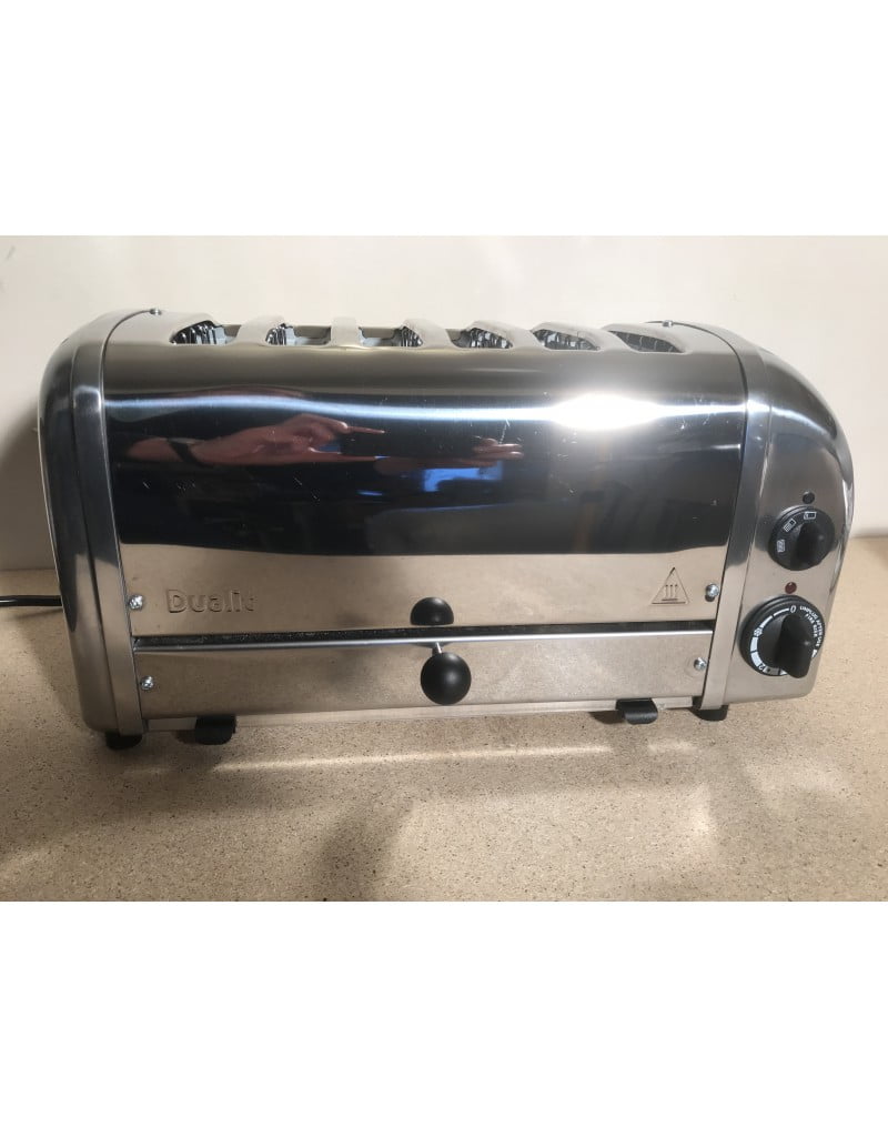 Dualit 60144 Classic 6 Slice Polished Steel Commercial Toaster RRP