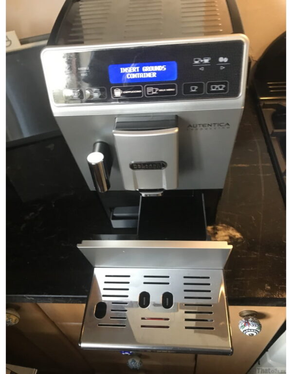 Delonghi Autentica Plus ETAM 29.620.SB Bean-to-Cup Coffee Maker, Silver/Black