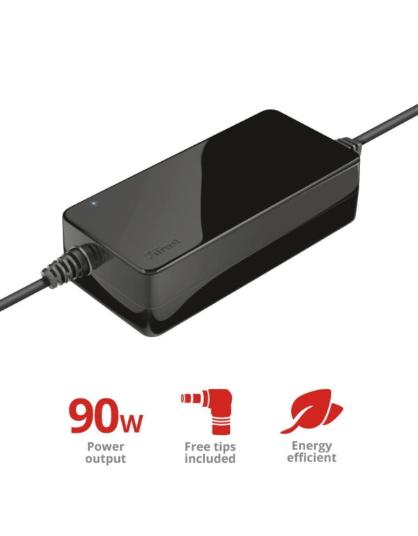 Trust Primo Universal 90W Laptop Charger - black