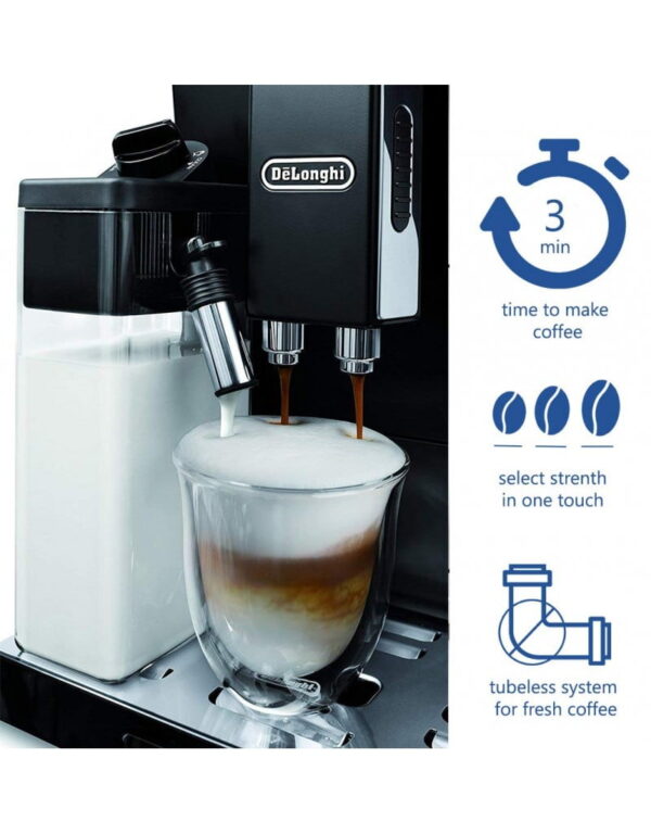 Delonghi Eletta Cappuccino ECAM44.660.B Bean to Cup Coffee Machine - Black