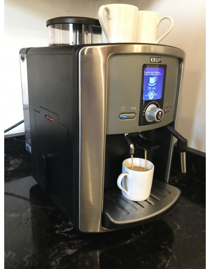 Krups EA8050 Bean To Cup Espresso/Cappuccino Coffee Machine, 1450 W ...