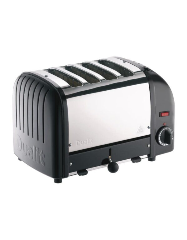 Dualit 4 Slot Vario Toaster 40344 - Black/Chrome