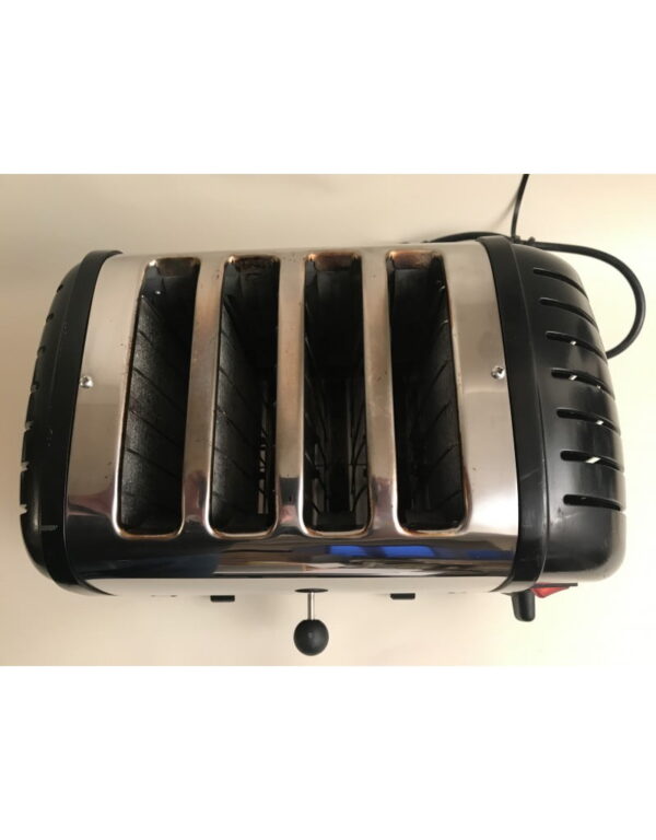 Dualit 4 Slot Vario Toaster 40344 - Black/Chrome