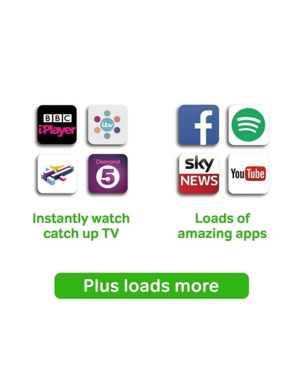 NOW TV Smart Box Set Top Box - No Subscription - No Pass - Freeview, Netflix + More