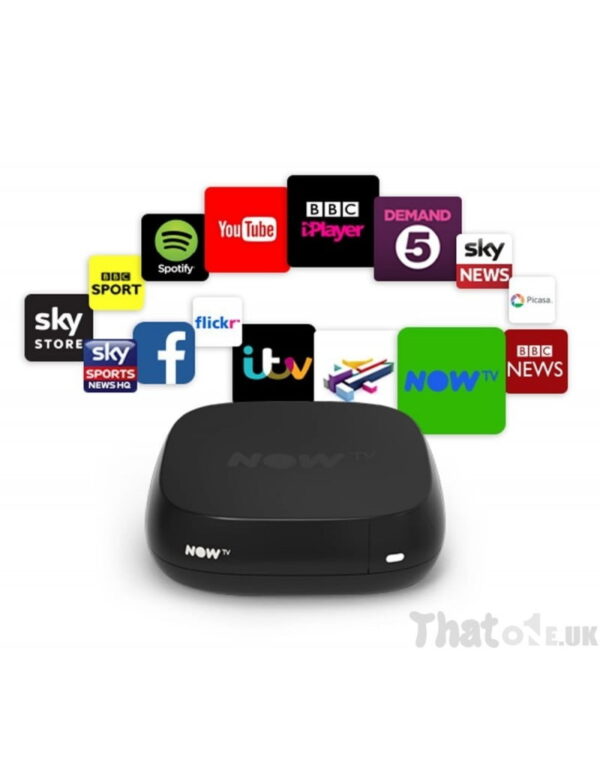 NOW TV Smart Box Set Top Box - No Subscription - No Pass - Freeview, Netflix + More