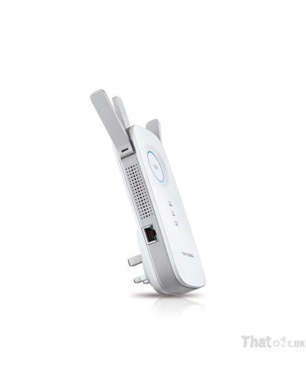 TP-LINK AC1750 Dual Band Broadband/Wi-Fi Extender, Wi-Fi Booster/Hotspot with 1 Gigabit Port, UK Plug (RE450)