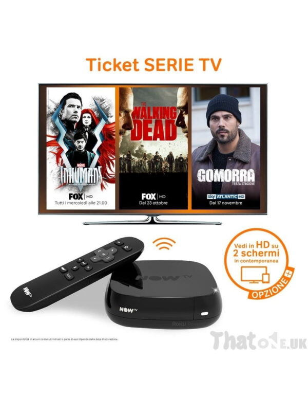 NOW TV Smart Box Set Top Box - No Subscription - No Pass - Freeview, Netflix + More