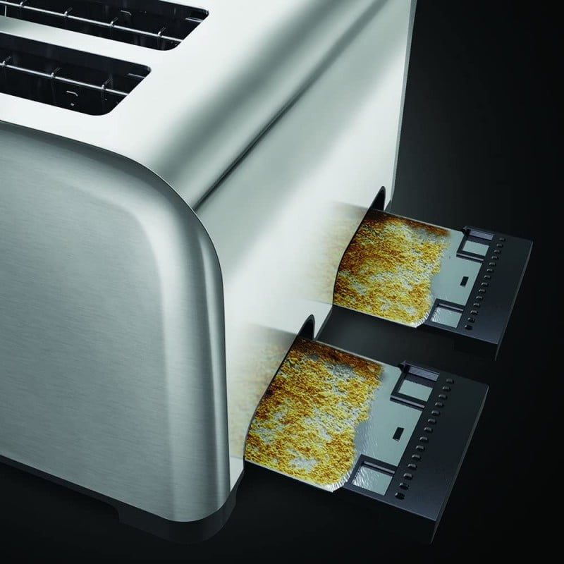 Russell Hobbs Worcester 4 Slice Toaster Stainless Steel ThatOne.UK
