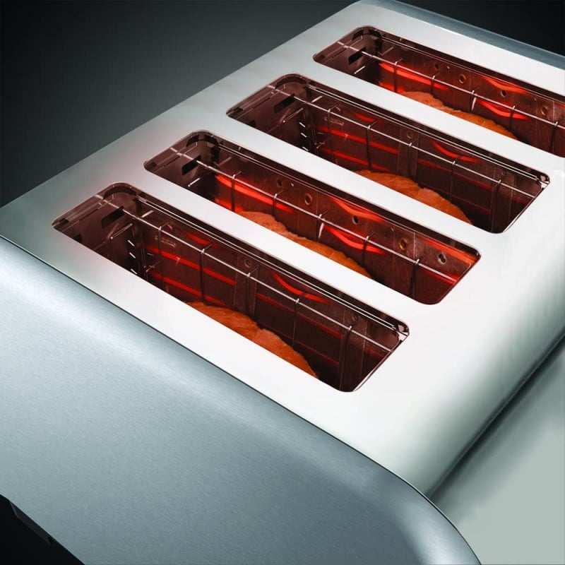 Russell Hobbs Worcester 4 Slice Toaster Stainless Steel ThatOne.UK