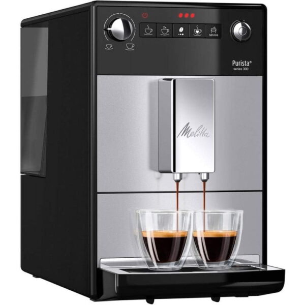 Melitta, Purista Automatic Espresso Machine, F230-101, Silver/Black