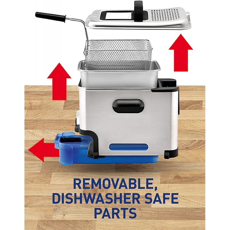 Tefal FR8040 OleoClean Pro Deep Fat Fryer, 3.5 Litre, 2300 W ThatOne.UK