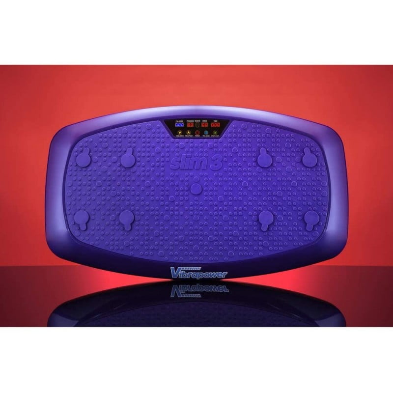 Vibrapower Slim 3 Vibration Plate with Remote Watch + Resistance Bands