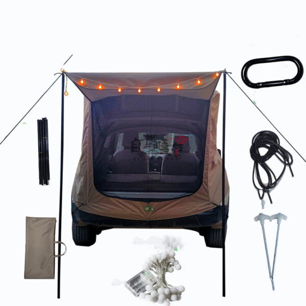 Car Trunk Extension Tent At The Rear Of The Car - Image 3