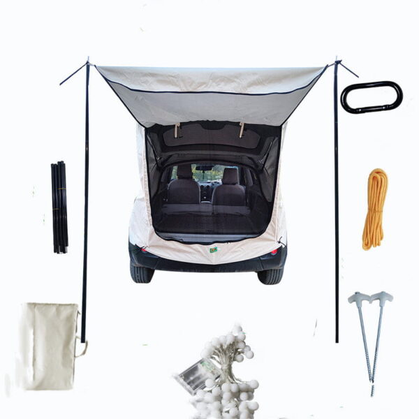 Car Trunk Extension Tent At The Rear Of The Car - Image 6