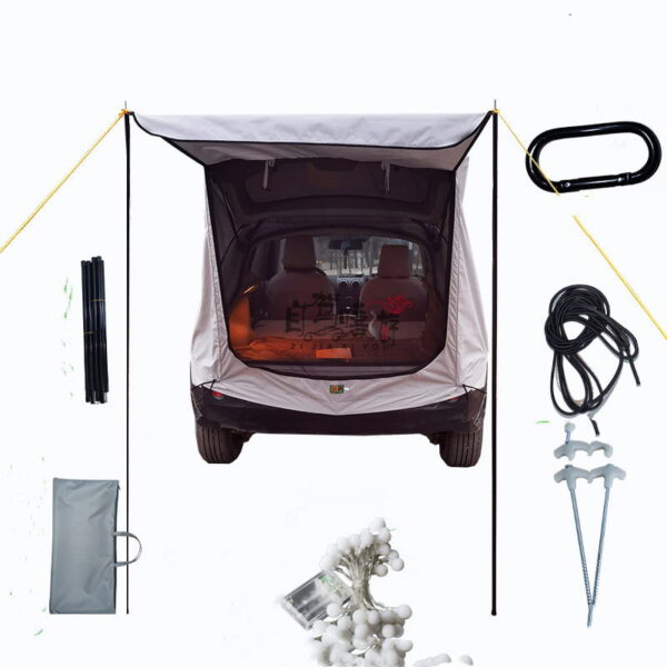 Car Trunk Extension Tent At The Rear Of The Car - Image 8