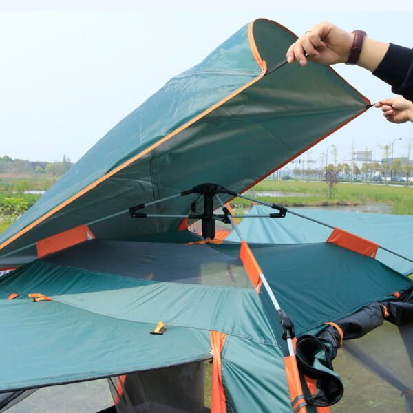 Outdoor Automatic UP 4 Person Family Tent Picnic Traveling Camping Tent Outdoor Rainproof Windproof Tent Tarp Shelter - Image 5