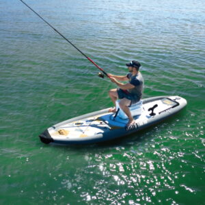 AQUA MARINA 10'10" DRIFT Inflatable SUP Board, Fishing Surfing Board with Ice Cooler